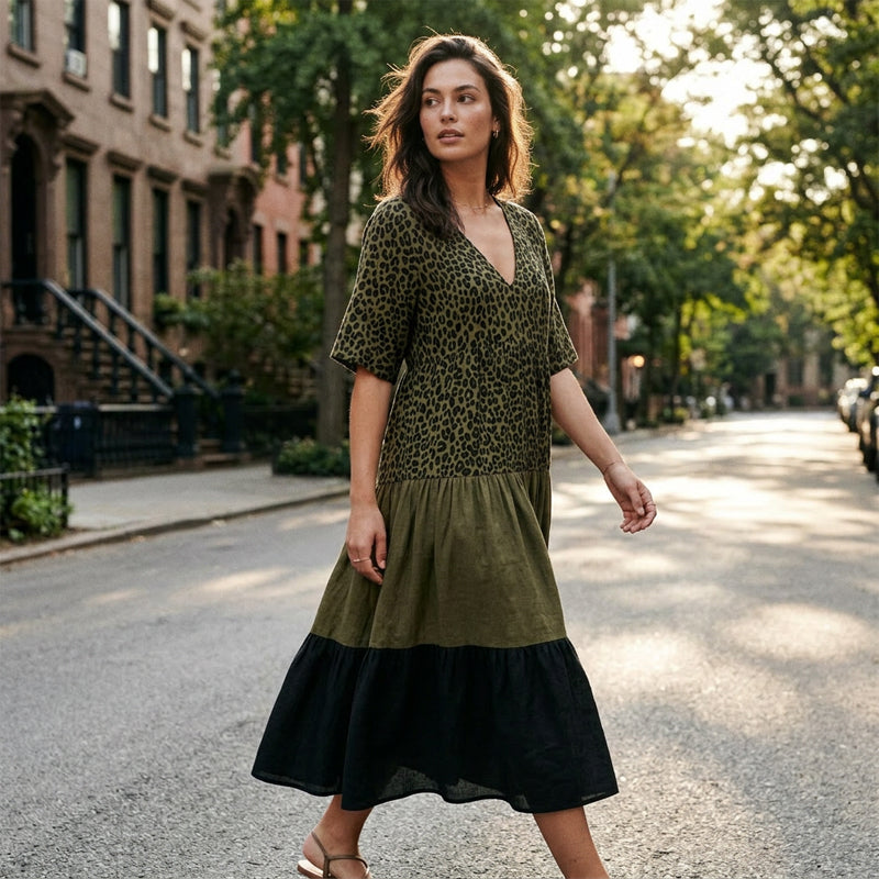 Vestido largo bohemio y elegante para mujer