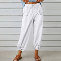 Pantalones holgados de corte recto y pernera ancha