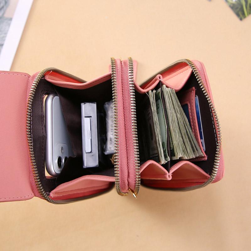Bolso de bandolera táctil para mujer