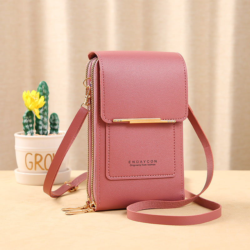 Bolso de bandolera táctil para mujer