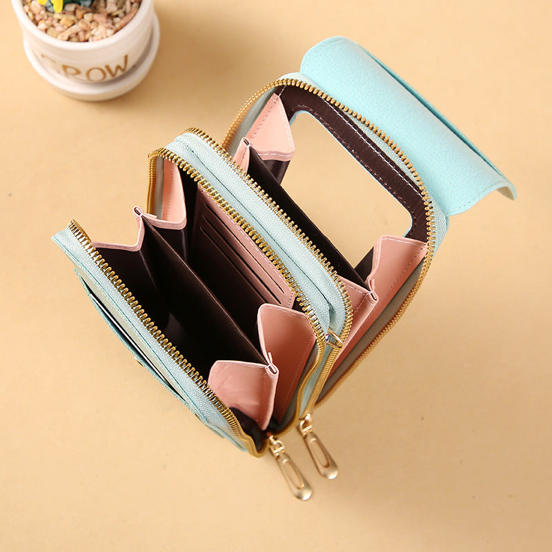 Bolso de bandolera táctil para mujer