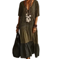 Vestido largo bohemio y elegante para mujer