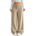 Pantalones anchos y cómodos de corte holgado