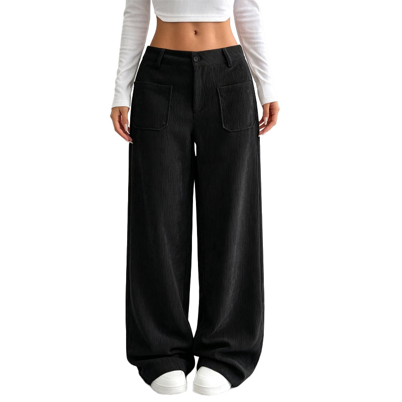 Pantalones anchos y cómodos de corte holgado